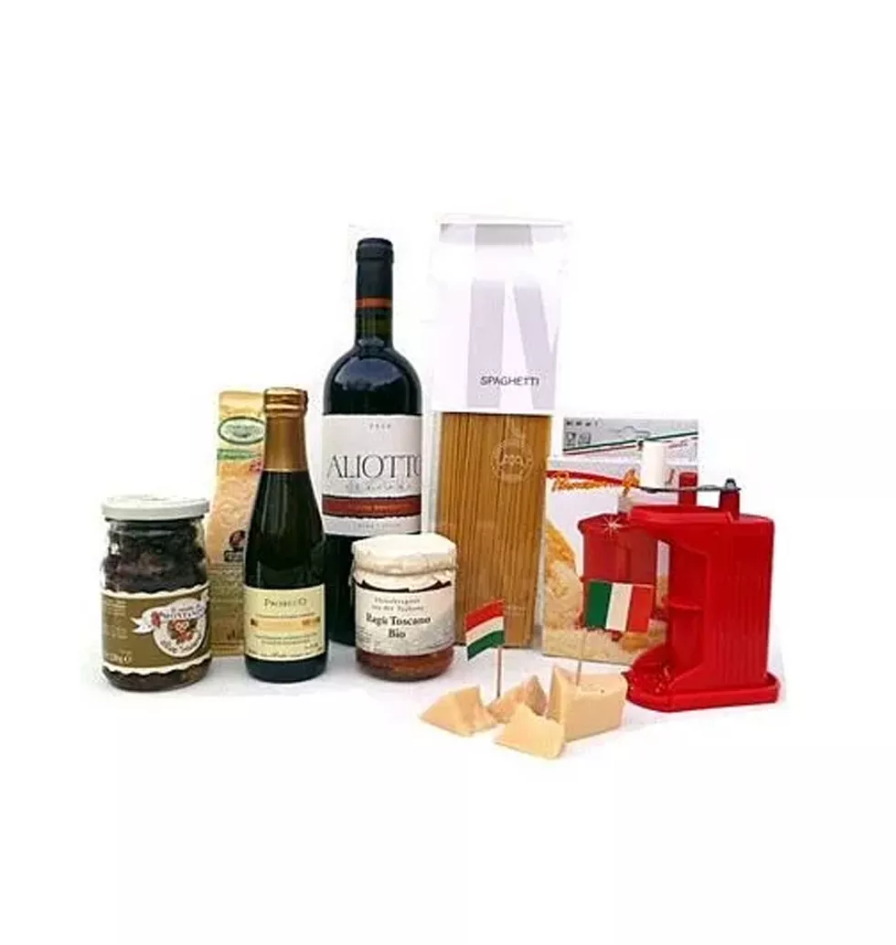 Favorite Holiday Gift Hamper with Sparkling Wine