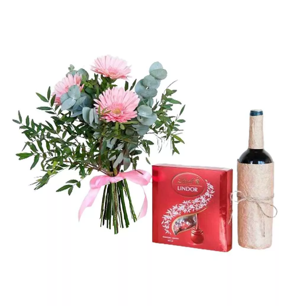 Floral Wine Bliss Package