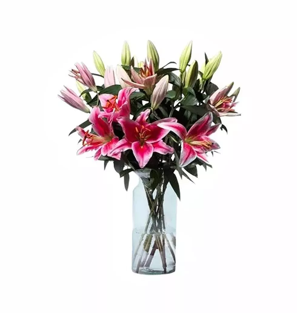 Pink Lily Bunch