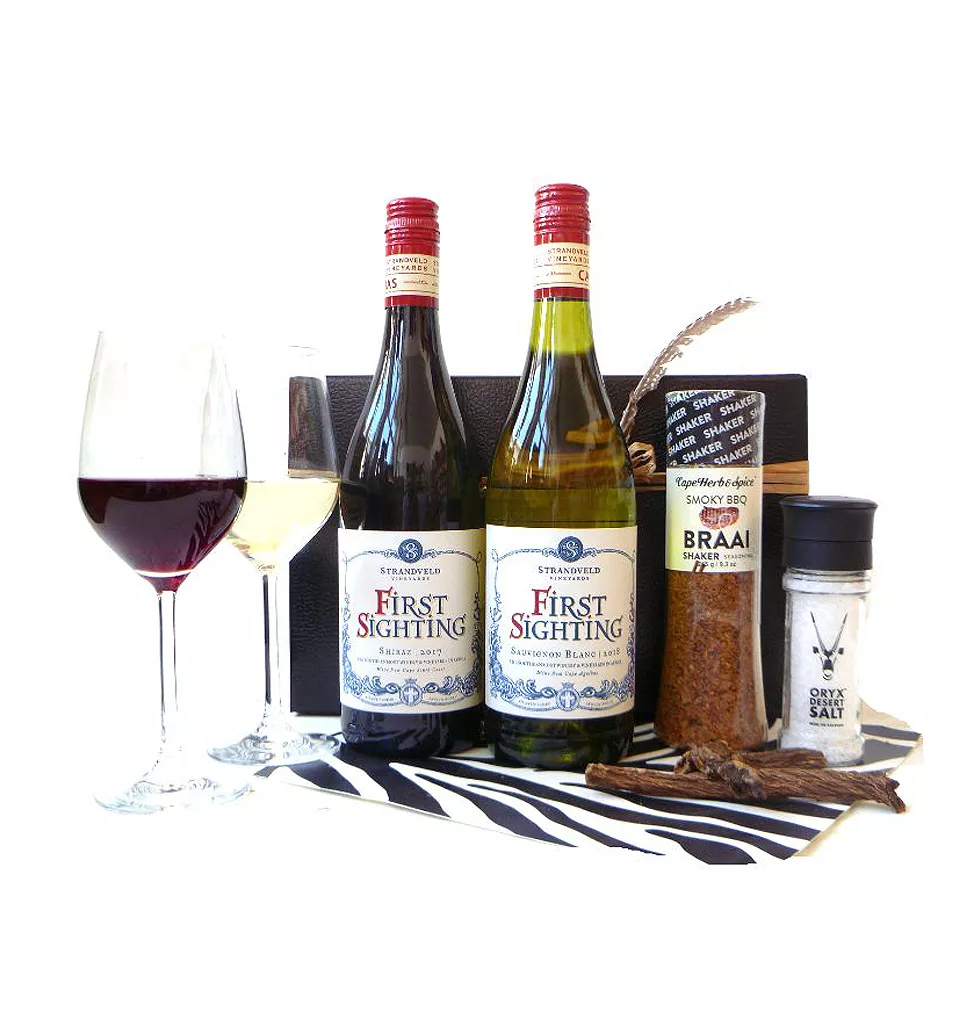 Elegant Wine & Spice Gift Set