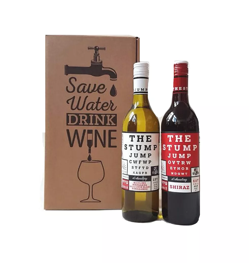 Shiraz & White Wine Gift Set