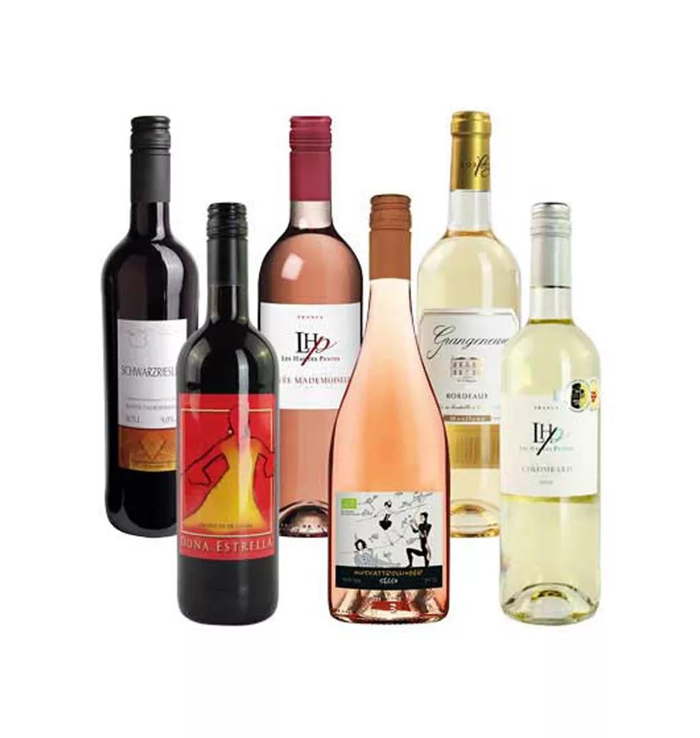 Elegant White & Rose Wines Collection