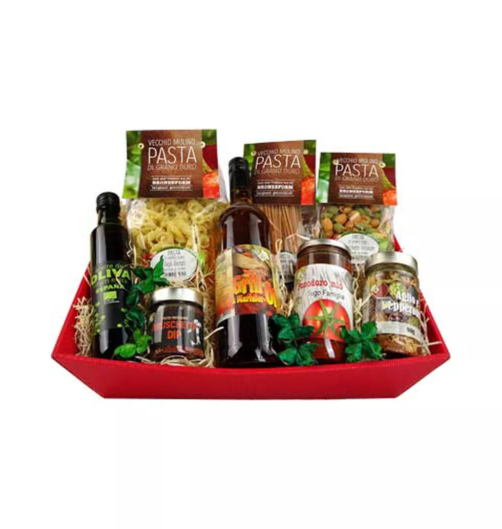 Italian Pasta Lover's Gift Basket