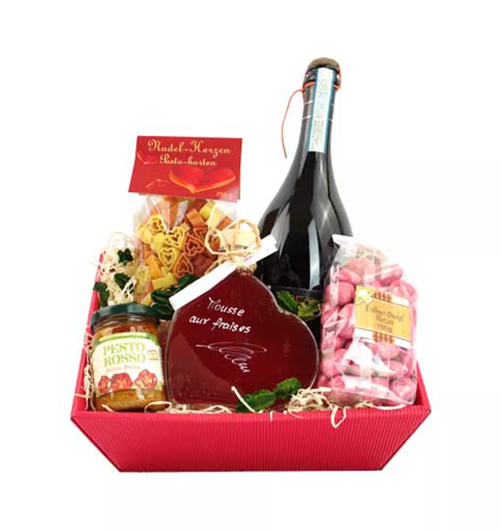 Elegant Prosecco N Delicacies Gift Set