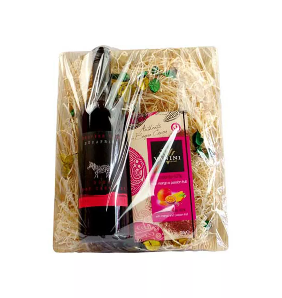 Red Wine n Exotic Chocolate Gift