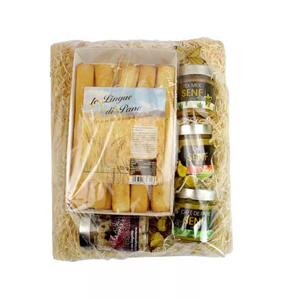 Gourmet Mustard Trio & Steak Salt Set