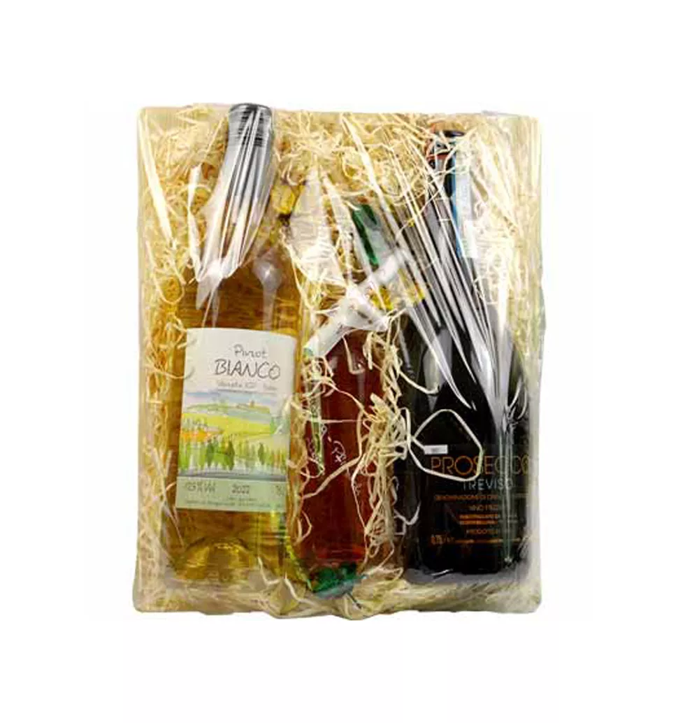 Prosecco & Pinot Bianco Luxe Gift Set