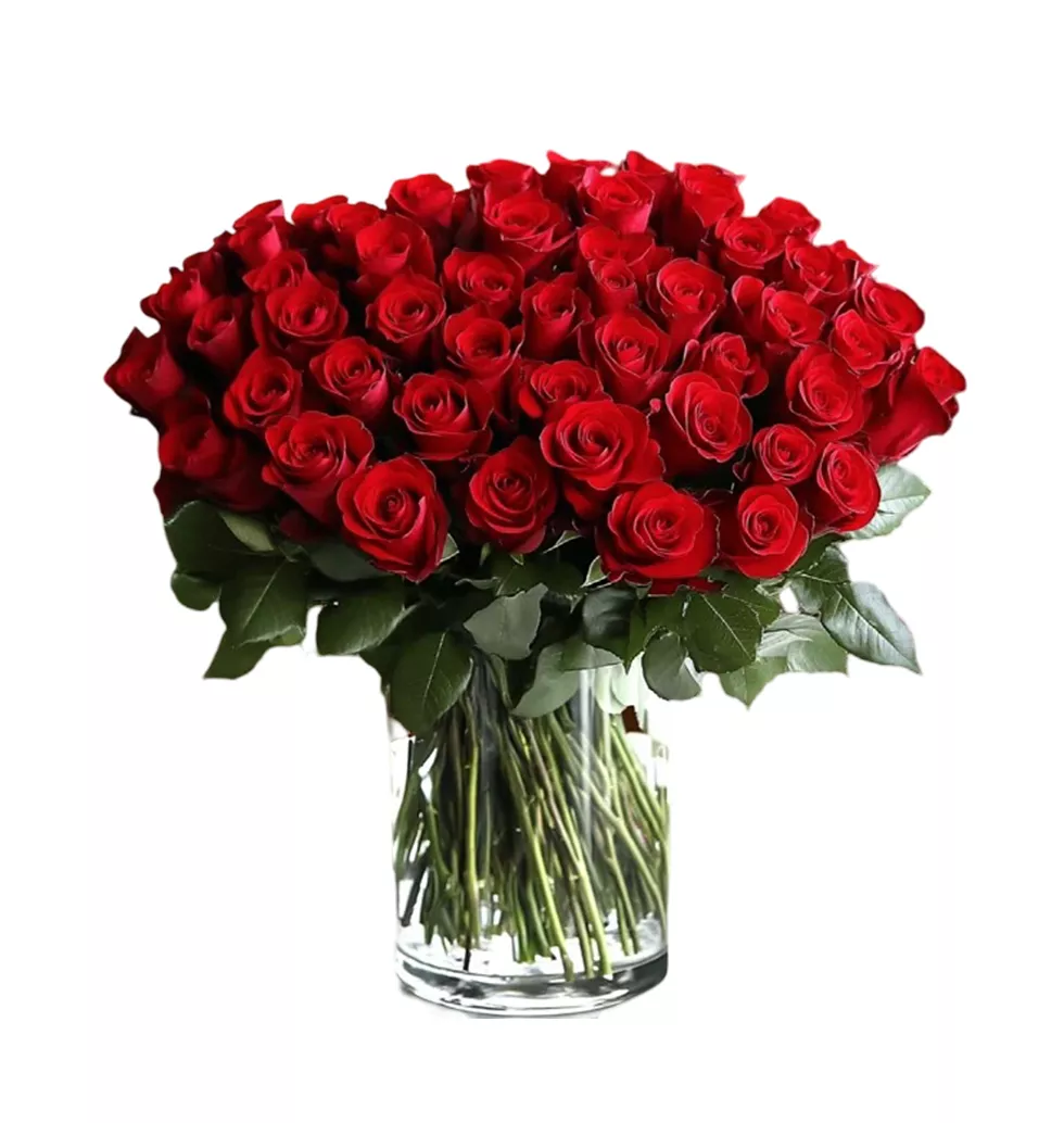 Grand Bouquet of Red Roses