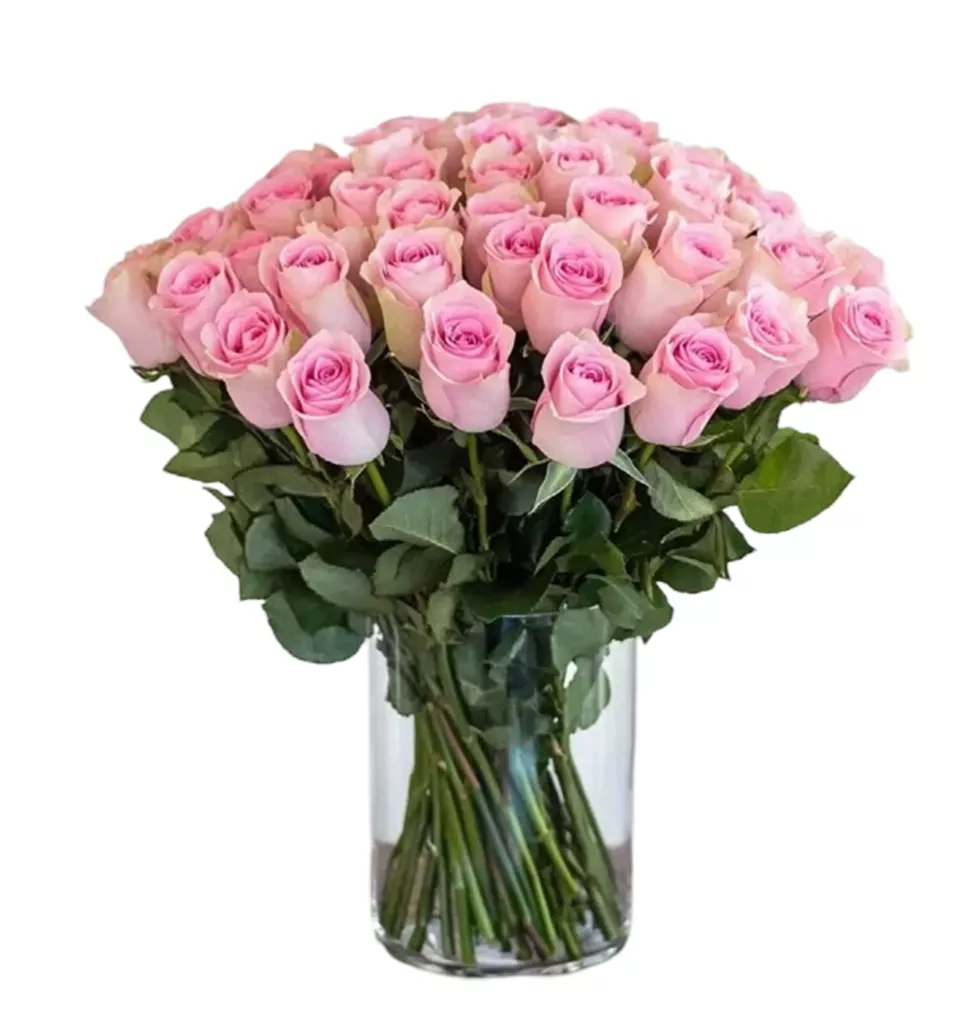 Aromatic Pink Roses Bouquet