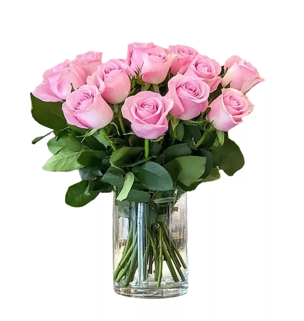 Expressions of Love: Pink Rose Bouquet