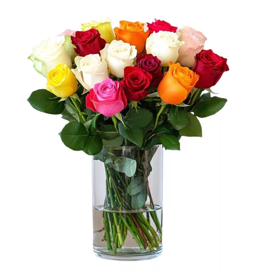 Lovely 12 Rose Bouquet